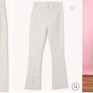 MOTHER denim the hustler White Patch Pocket Pants